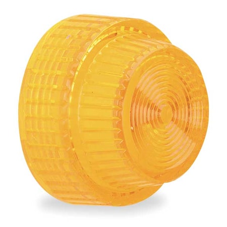 Pilot Light Lens, 30mm, Plastic, Amber MPN:9001A31