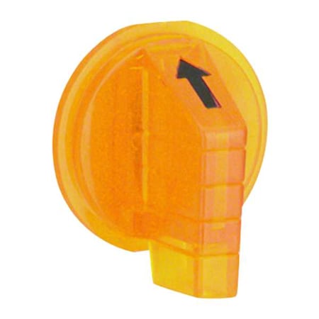 Selector Switch Knob, Lever, 30mm, Amber MPN:9001A8