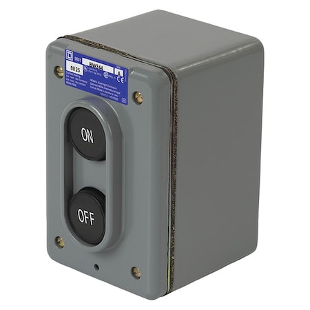 ControlStation, Dead-End, 2Buttons, Blk MPN:9001BW256
