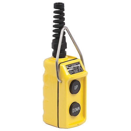 Pendant Control Station, Dead End, 2 Button, Blk MPN:9001BW92YY236