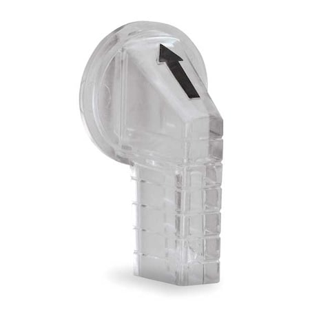 SelectorSwtchKnob, ExtendedLvr, 30mm, Clear MPN:9001C24