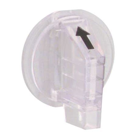 Selector Switch Knob, Lever, 30mm, Clear MPN:9001C8