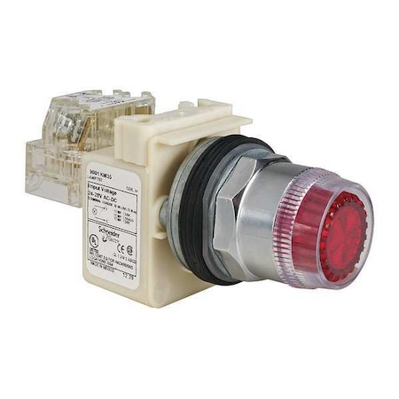 Illuminated Push Button, 30 mm, SPDT, Red MPN:9001K1L35RH13
