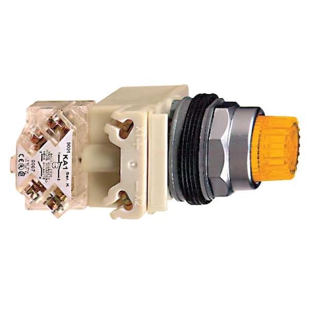 Illuminated Push Button, 30 mm, SPDT, Amber MPN:9001K2L1AH13