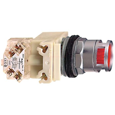 Illuminated Push Button, 30 mm, SPDT, Red MPN:9001K3L35RH13