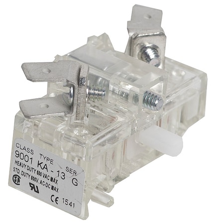 Contact Block, Clear, 1NC, 30 mm MPN:9001KA13