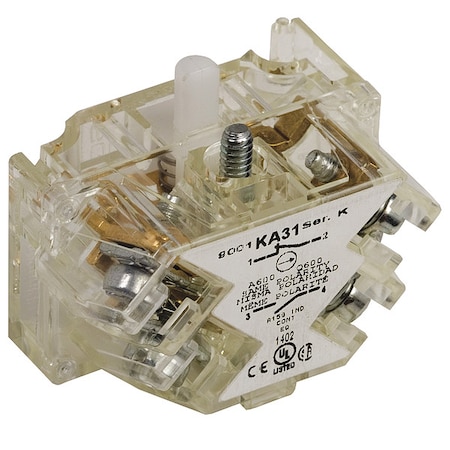Contact Block, Clear, SPDT, 30 mm MPN:9001KA31