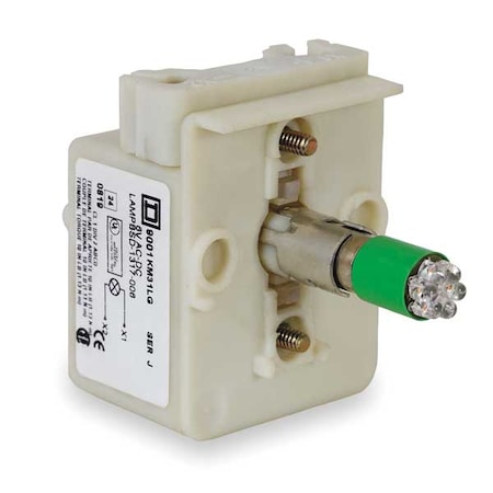 Lamp Module, 30mm, 120VAC/VDC, Green, LED MPN:9001KM38LG
