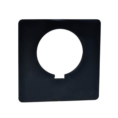 Legend Plate, White/Black, Square MPN:9001KN100BP