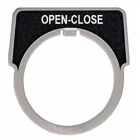 LegndPlate, OpenClose, Silvr/Blk, HalfRound MPN:9001KN246