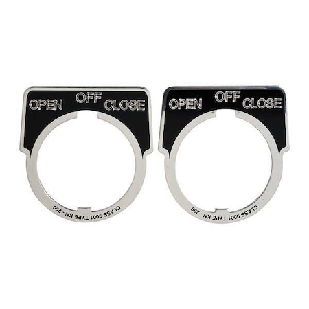 LegndPlat, OpnOffClos, Silvr/Blk, HalfRound MPN:9001KN263