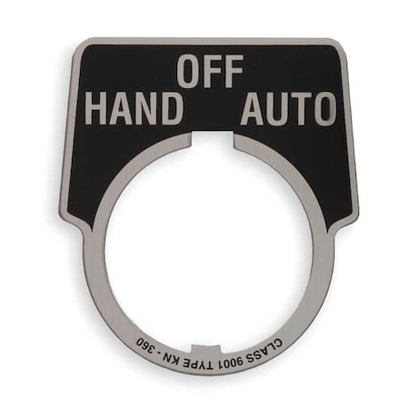 LgndPlat, HandOffAuto, Silvr/Blk, HalfRound MPN:9001KN360