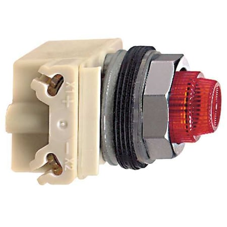 Pilot Light, LED, Red, Plastic Fresnel Lens MPN:9001KP35LRR31