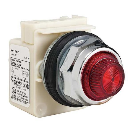 Pilot Light, Incan, Red, 24-28VAC/DC MPN:9001KP35R31