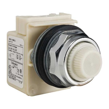 Pilot Light, Incan, White, 24-28VAC/DC MPN:9001KP35W31