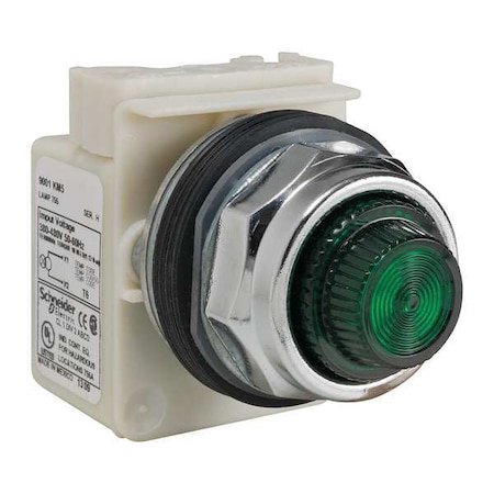 Pilot Light, Green, 30mm, Incandescent MPN:9001KP5G31