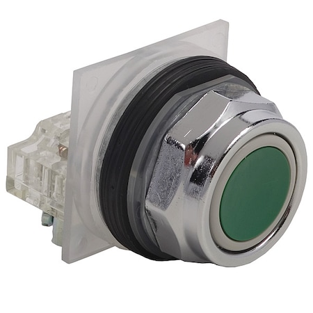 Push Button Operator, 30 mm, 1NO/1NC, 1NC, 1NO, Green MPN:9001KR1GH5Y238