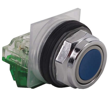 FlushPushButtonOperator, NonIllum, Blu, 1NO MPN:9001KR1LH5
