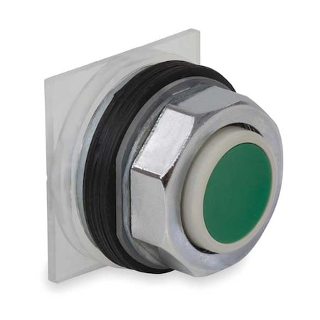 Push Button Operator, Extended, Momentary Action, Not Applicable Release, Non-Illuminated, Green MPN:9001KR3G