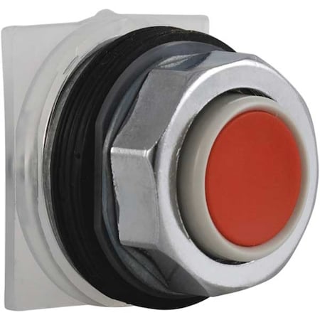 Push Button Operator, Flush, Momentary Action, Not Applicable Release, Non-Illuminated, Red MPN:9001KR3R