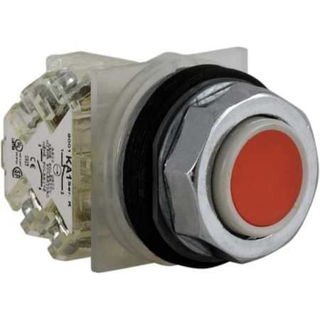 Push Button Operator, 30 mm, SPDT, Red MPN:9001KR3RH13