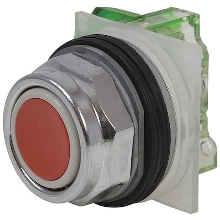Push Button Operator, Extended, Momentary Action, Not Applicable Release, Non-Illuminated, Red MPN:9001KR3RH5