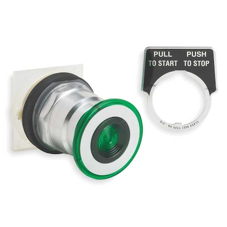 Push Button operator, 30 mm, Green MPN:9001KR9G