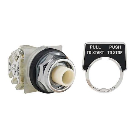 Push Button Operator, 30 mm, SPDT, No Cap MPN:9001KR9H13