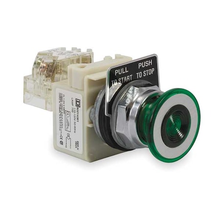 Push Button Operator, 30 mm, SPDT, Green MPN:9001KR9P1GH13