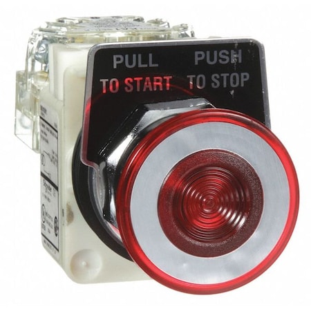Push Button Operator, 30 mm, SPDT, Red MPN:9001KR9P1RH13