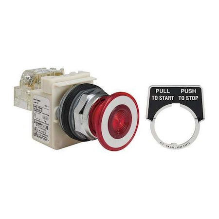 Push Button Operator, 30 mm, SPDT, Red MPN:9001KR9P35RH13