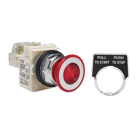 Push Button Operator, 30 mm, SPDT, Red MPN:9001KR9P38RH13