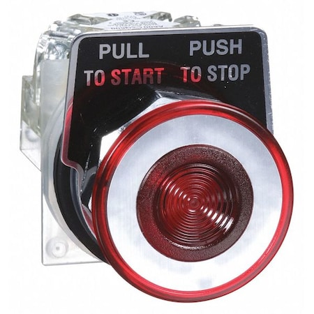 Push Button Operator, 30 mm, SPDT, Red MPN:9001KR9RH13