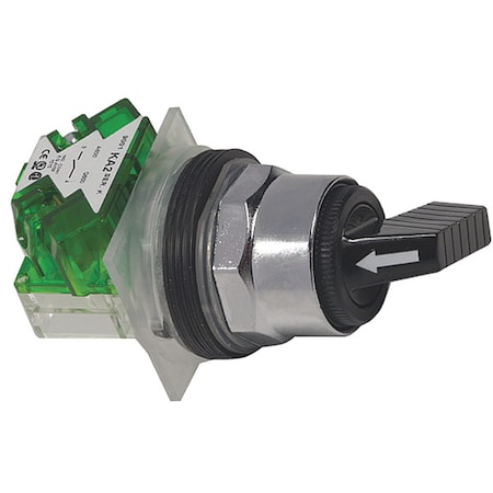 SelectorSwitch, Non-Illum, 2Pos, 30mm, Black MPN:9001KS11FBH5