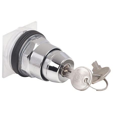 KeyedSelectorSwitch, Black, 2Pos, 30mm MPN:9001KS11K1E11