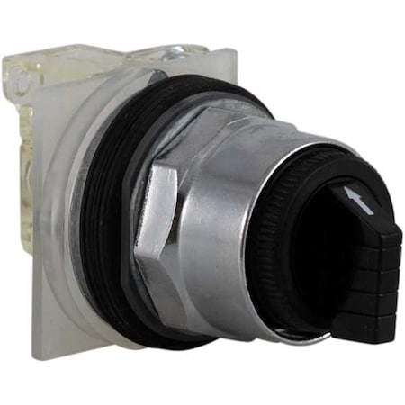 SelectorSwitch, Non-Illum, 3Pos, 30mm, Black MPN:9001KS43BH1
