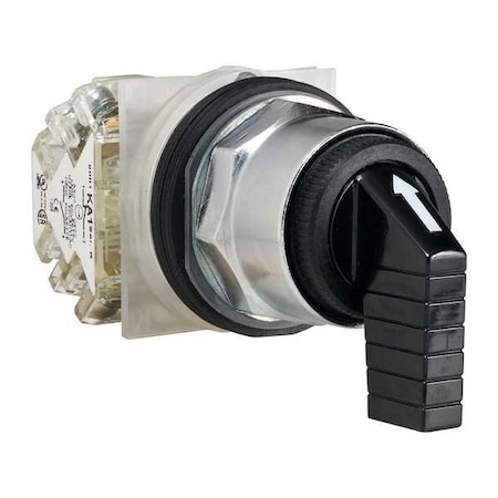 SelectorSwitch, Non-Illum, 3Pos, 30mm, Black MPN:9001KS43FBH13