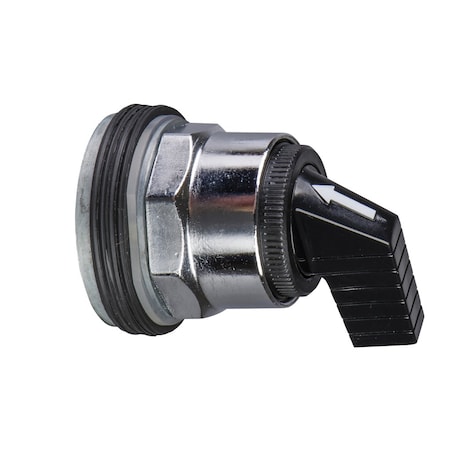 30mm push button, Type K, 3 position selector switch, 6A inductive at 120VAC, 2NO/2NC contacts, black knob, NEMA 4, 13 MPN:9001KS43FBH2