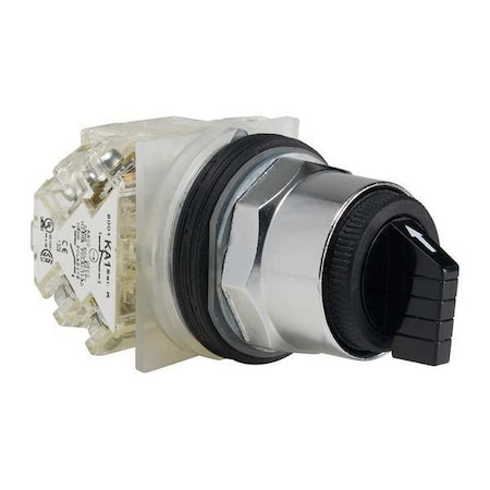 SelectorSwitch, Non-Illum, 3Pos, 30mm, Black MPN:9001KS46BH2