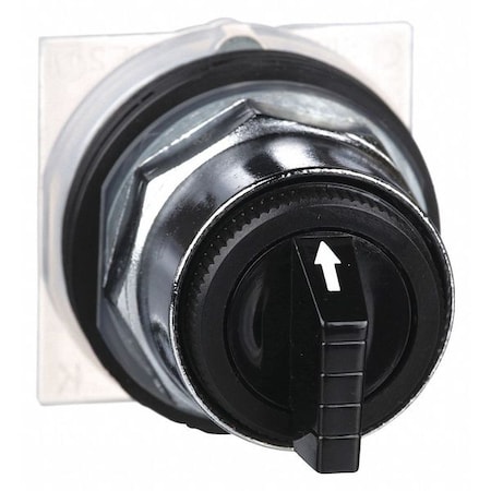 ShortHandleSelectorSwitch, Blk, 3Pos, 30mm MPN:9001KS52B