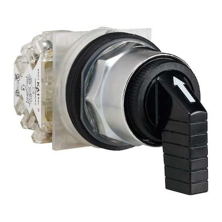 SelectorSwitch, Non-Illum, 3Pos, 30mm, Black MPN:9001KS53FBH13