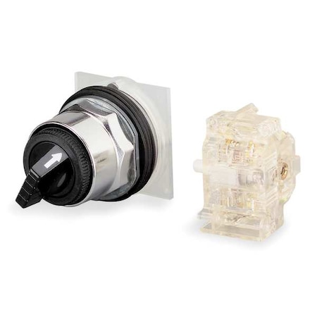 SelectorSwitch, Non-Illum, 4Pos, 30mm, Black MPN:9001KS88B 9001KA2 9001KA1