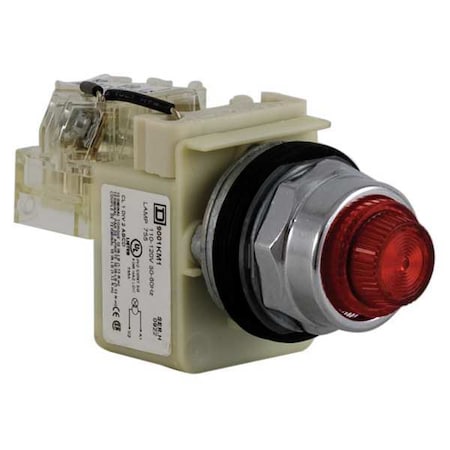 Pilot Light, Red, 30mm, Incandescent MPN:9001KT1R31