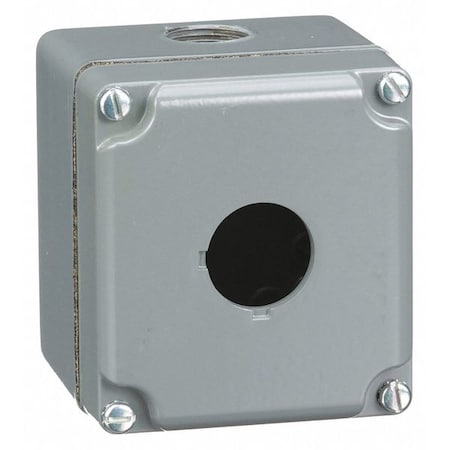 PushButtonEnclosure, 30mm, 1Hole, Alum MPN:9001KY1