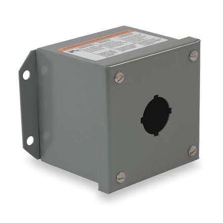 Pushbutton Enclosure, 30mm, 5.24 in., Metal MPN:9001KYAF1