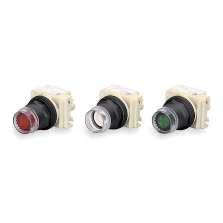 Illuminated Push Button Operator, 30 mm, Red MPN:9001SK1L1R