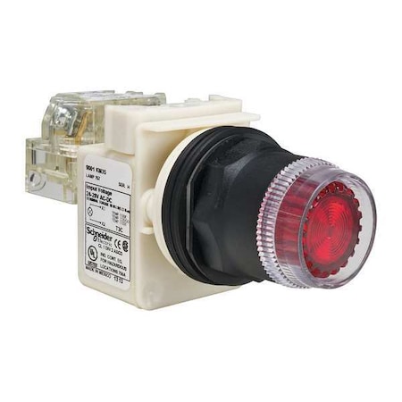 Illuminated Push Button, 30 mm, SPDT, Red MPN:9001SK1L35RH13