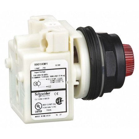Pilot Light, Red, 30mm, Incandescent MPN:9001SKP1R31