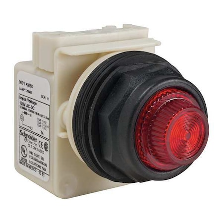 Pilot Light, Incan, Red, 120V, Fresnel Lens MPN:9001SKP38R31