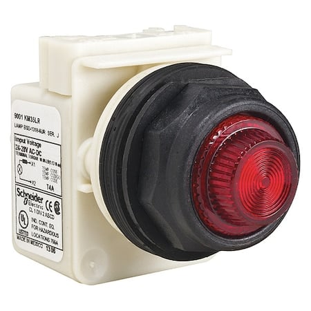 Pilot Light, Red, 30mm, LED MPN:9001SKP3LRR31